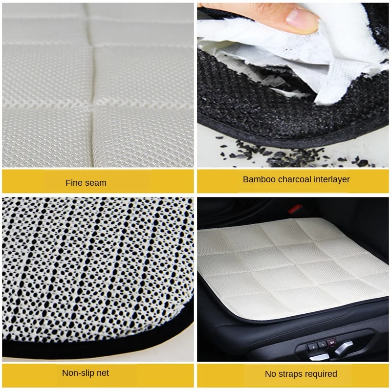 Дышащие аксессуары для салона автомобиля с бамбуковым углем|car seat cushion cover|breathable car