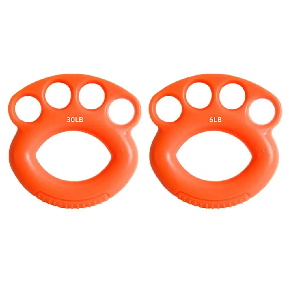 

6/30 pounds Finger Gripper Strength Trainer Yoga Stretcher Finger Training Grip Ring Rehabilitation Hand Wrist Massage Grip Tool