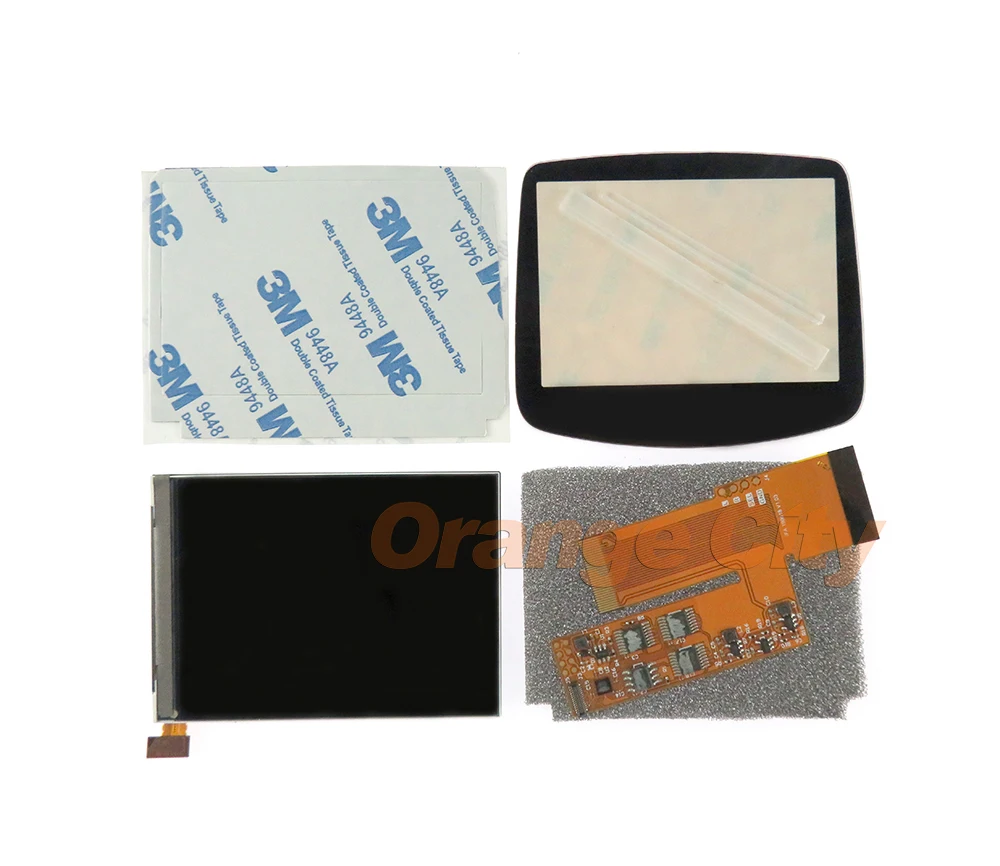 Игровая приставка GBA lcd V2, сменные комплекты для ЖК-экранов, 10 уровней высокой яркости, ips lcd V2