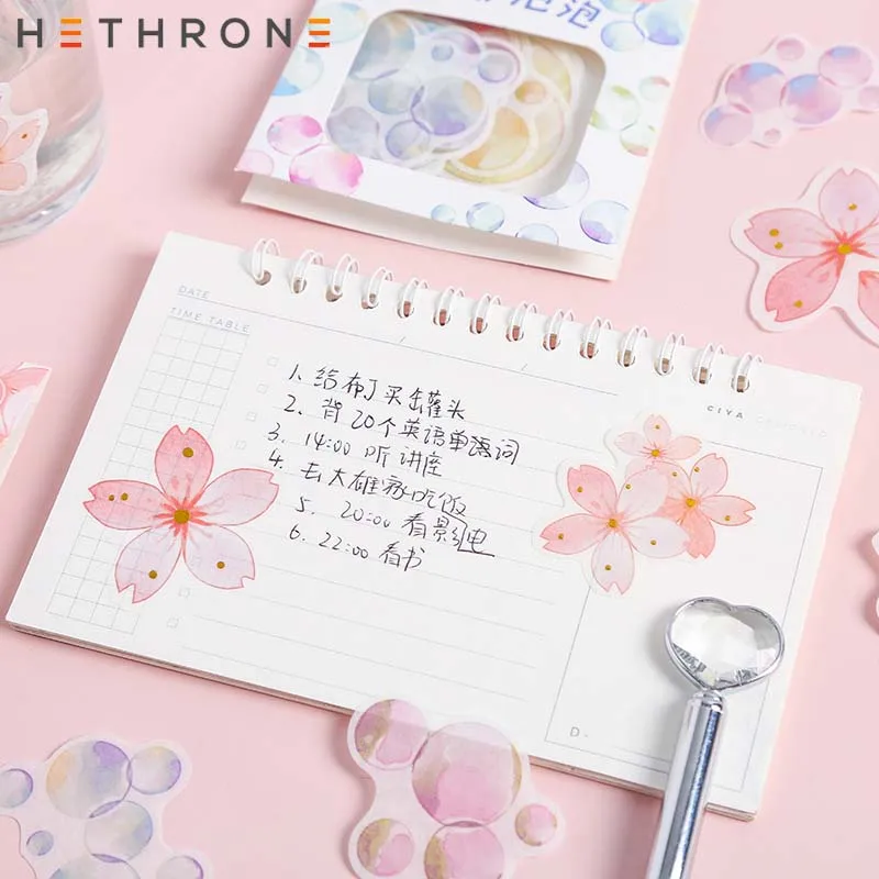 Наклейка hetron 40 шт./коркор. с рисунком милой маленькой девочки и улыбкой наклейка