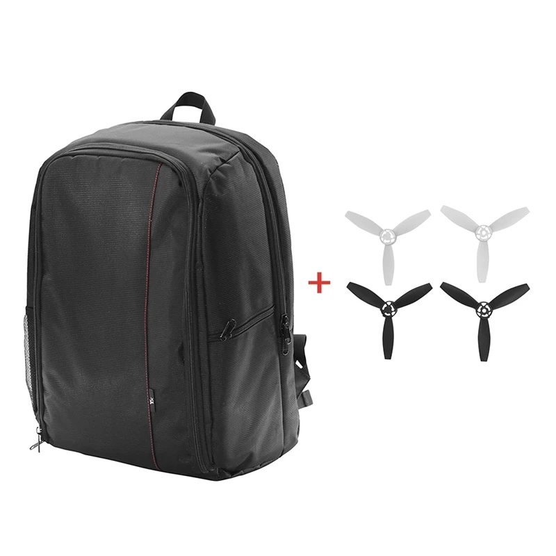 Для Parrot Bebop 2 рюкзак сумка через плечо + 4 шт. пропеллер портативная дорожная для