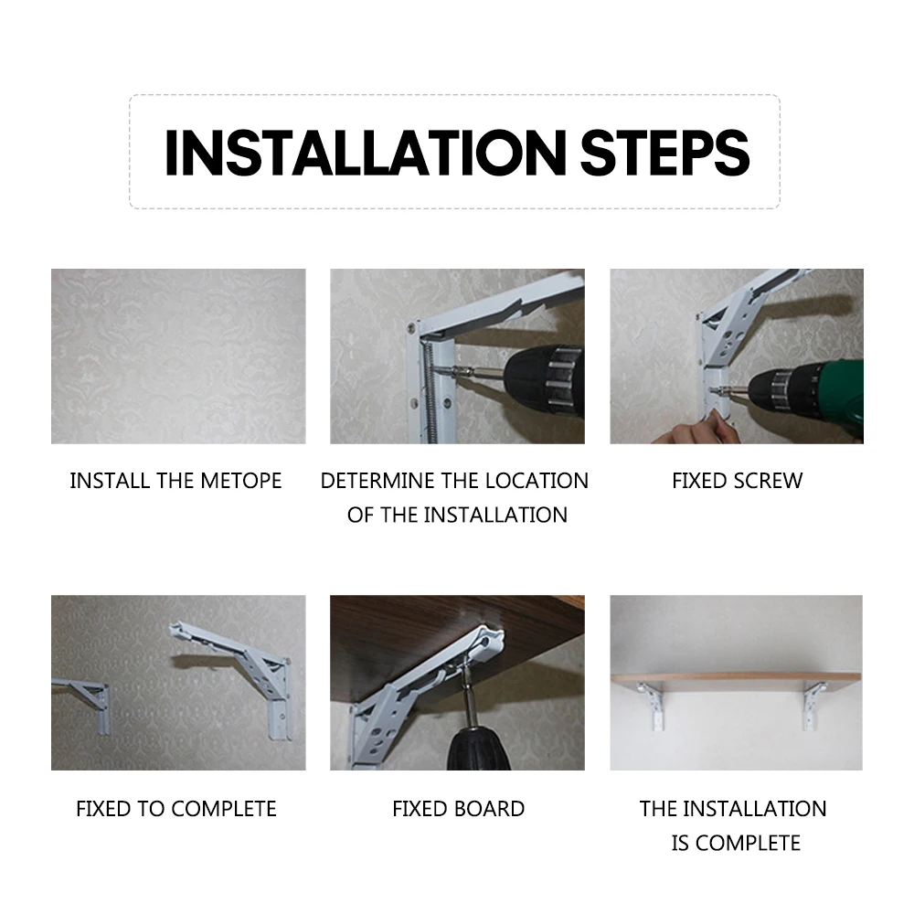 Новый складной кронштейн треугольная настенная полка 90 градусов