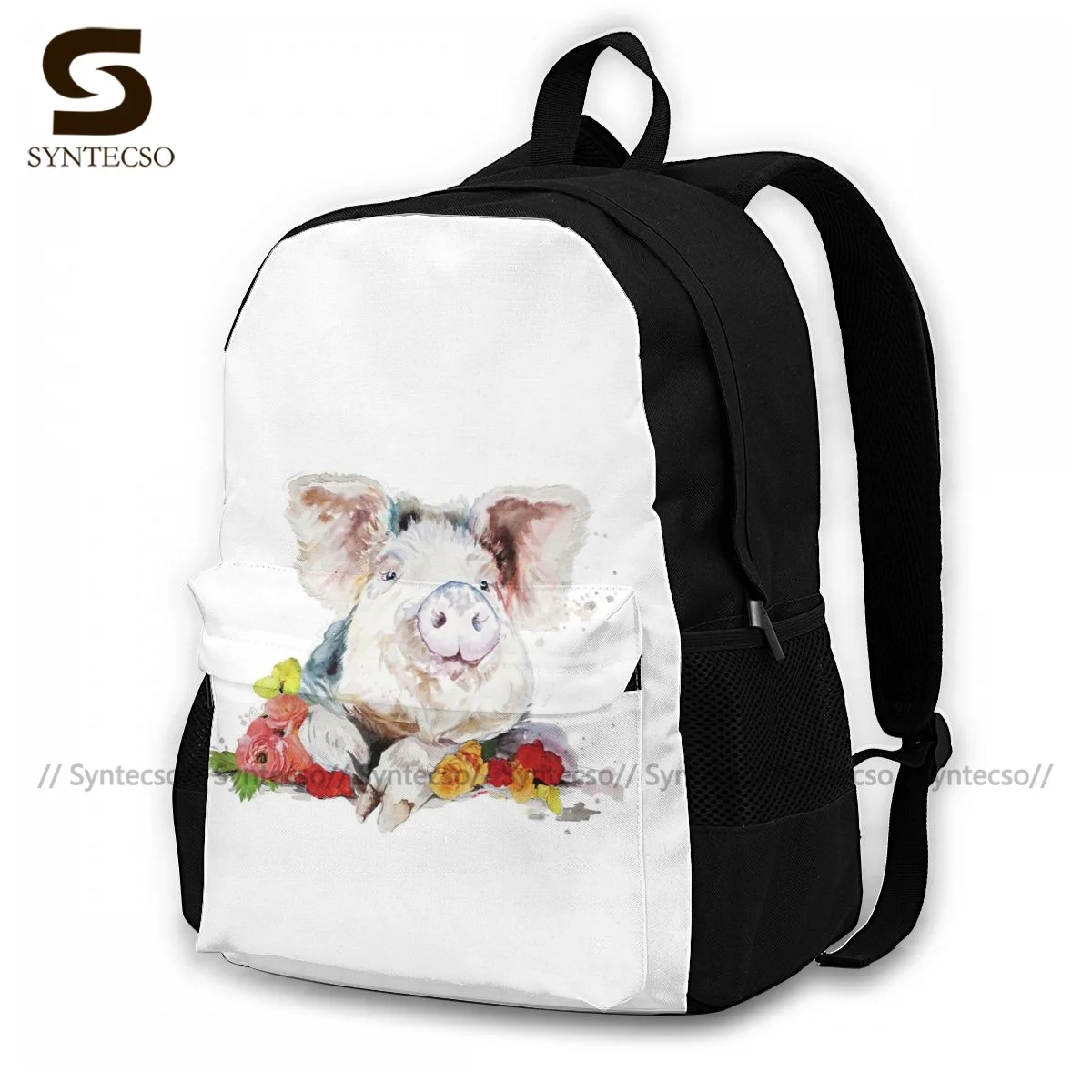 

Pig Backpacks Campus Unisex Durable Backpack Fashion Polyester Bags