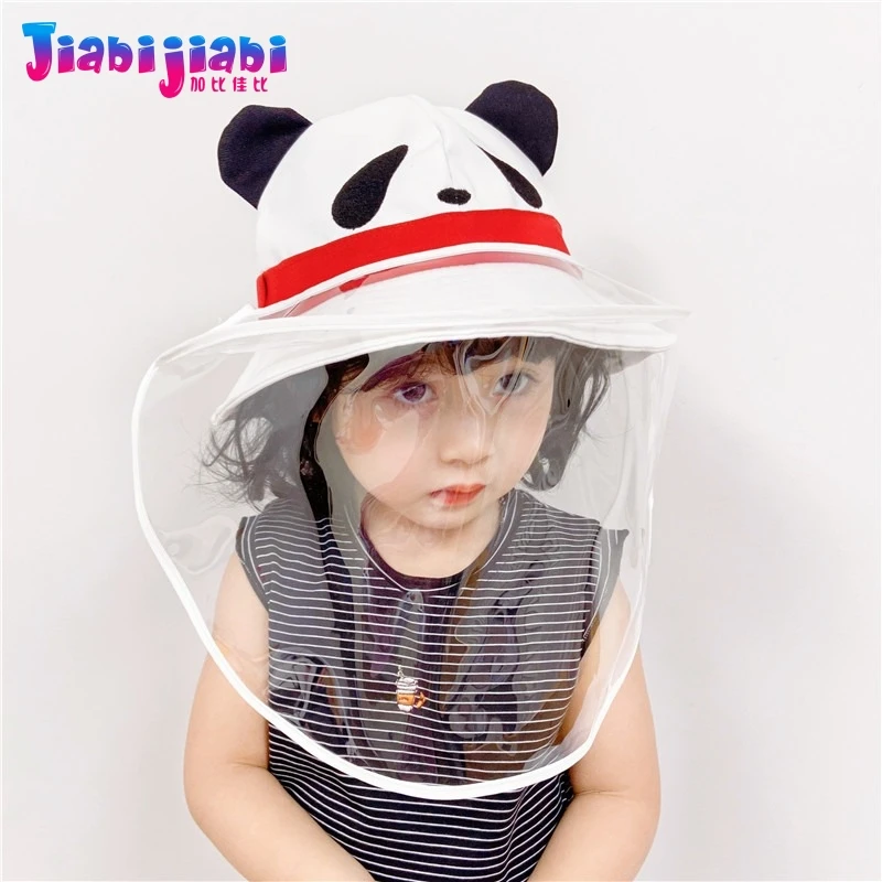 Летняя детская шапка маска противовирусная Защита лица защита от срыгивания