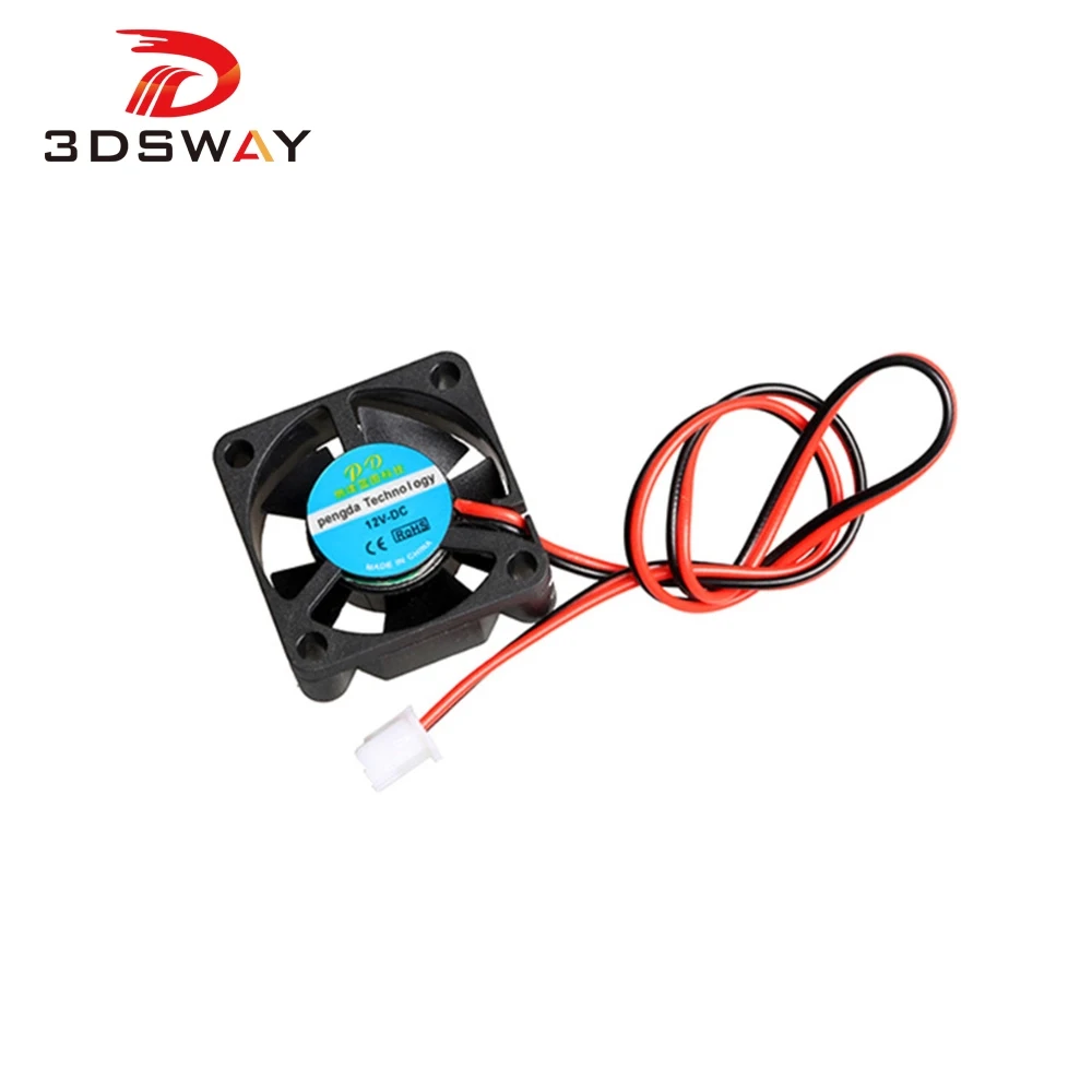 3DSWAY 3D принтеры Запчасти Вентилятор охлаждения 30*10 мм DC 12V/24V для экструдера с 2 Pin