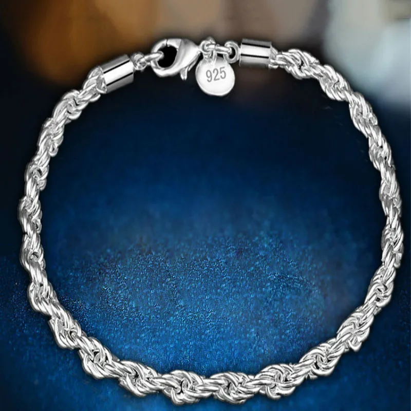 Высокое качество мужской и женский браслет шарм простая нержавеющая сталь