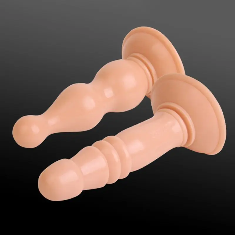Анальная пробка силиконовый пенис фаллоимитатор G-spot бусы стимуляция усилитель