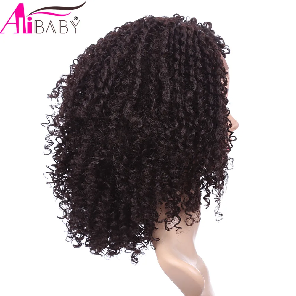 Парик с кудрявыми волосами для женщин короткие синтетические черные парики из