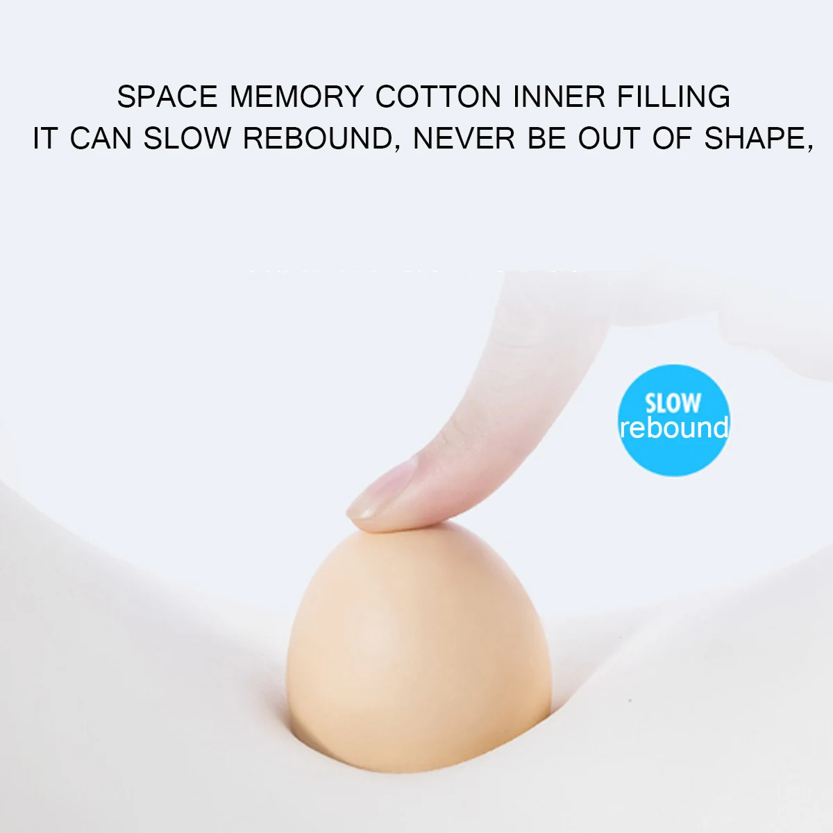 Хлопковая U образная функциональная подушка для шеи с эффектом памяти|Подушка