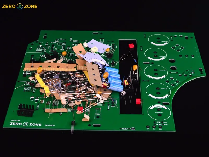 Черный корпус клон Naim NAP200 комплект усилителя мощности набор для самостоятельной