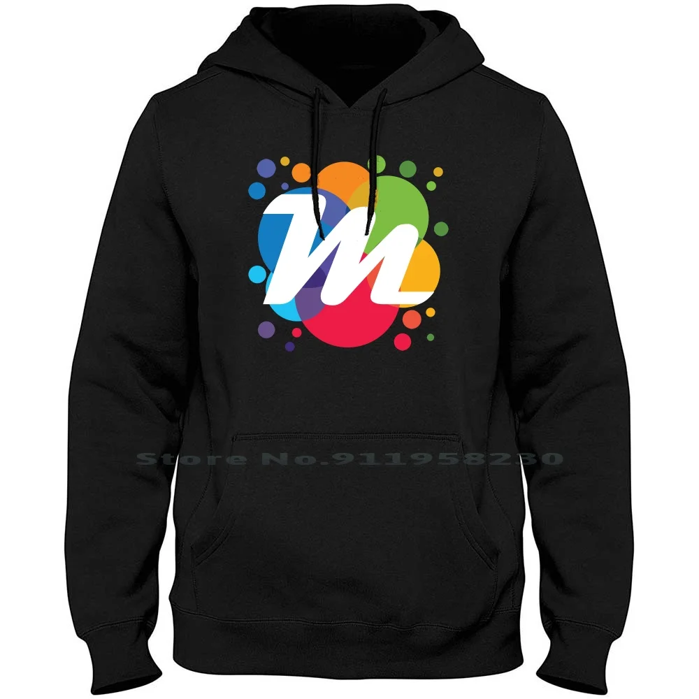 Толстовка с буквами алфавита радуги хлопковая большого размера | Мужская одежда
