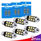 Светодиодная лента NAO 6x C5W CANBUS 28 светодиодный, 31 мм, без ошибок, 36 мм, C10W, 39 мм, 41 мм, 44 мм, освещение салона автомобиля, 12 В, не мигающая светодиодный ная лампа для чтения