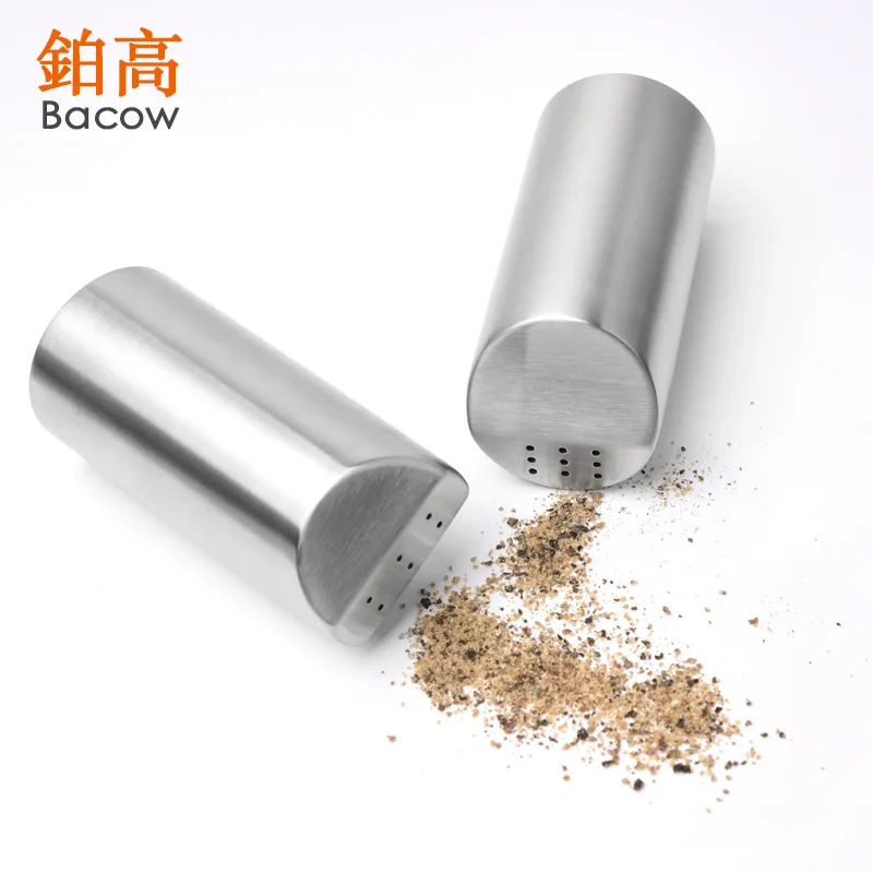 304 нержавеющая сталь приправа горшок Бутылка соль и перец банка для специй