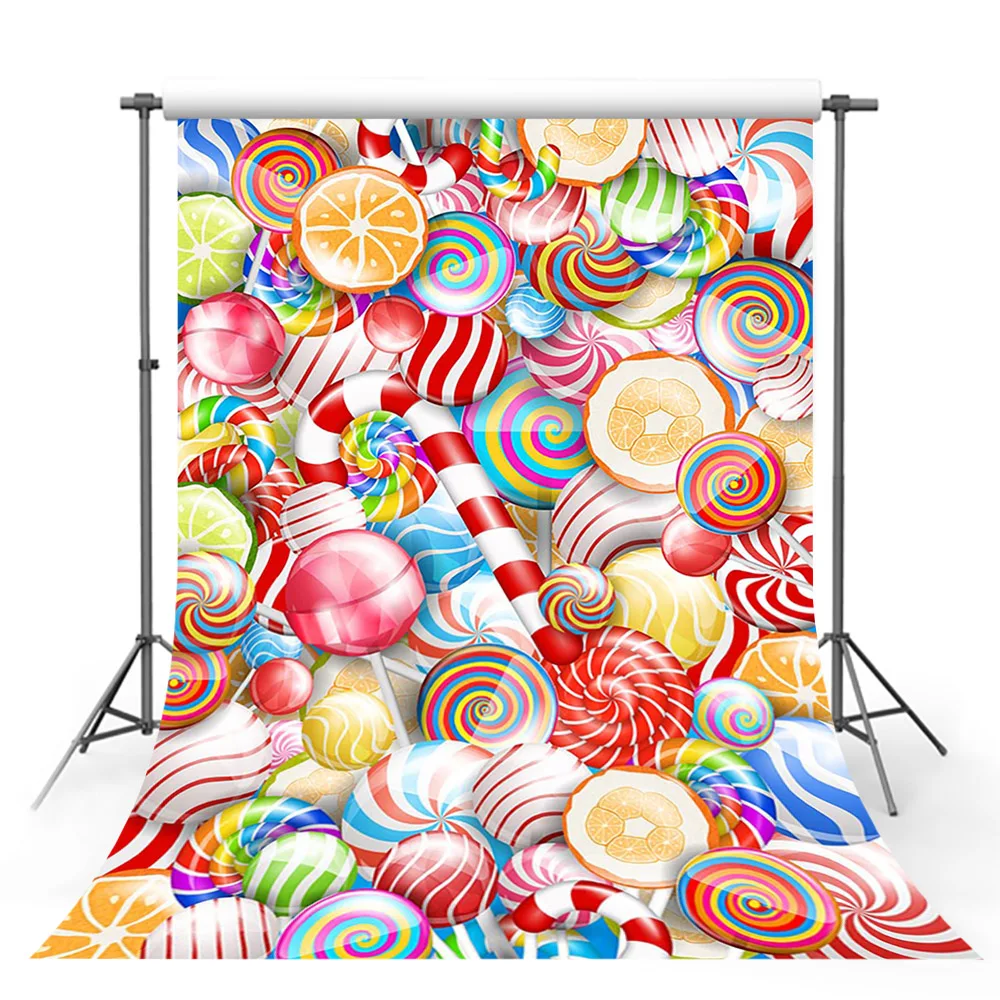 

Avezano Photography Background Christmas Candy Theme Lollipop Newborn Kids Portrait Party Decor Backdrop Photo Studio Photophone