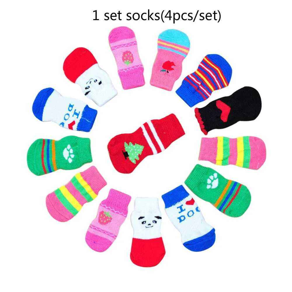 Носки SUEF для домашних животных модные носки собак 4 милых кошек и вязаные