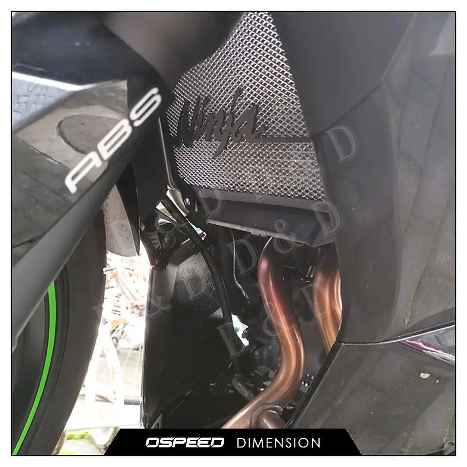 Защита радиатора мотоцикла с ЧПУ для Kawasaki Ninja 400 Z400 Ninja400 2018 2019 2020 защитная крышка