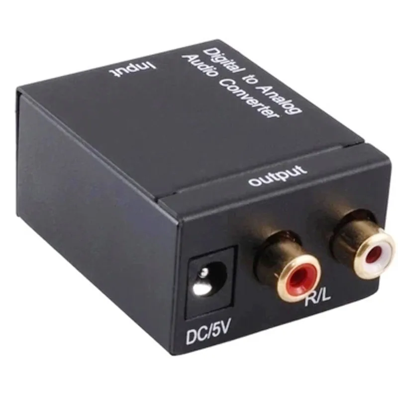 EDD Цифровой оптический Toslink SPDIF коаксиальный аналоговый L/R RCA аудио