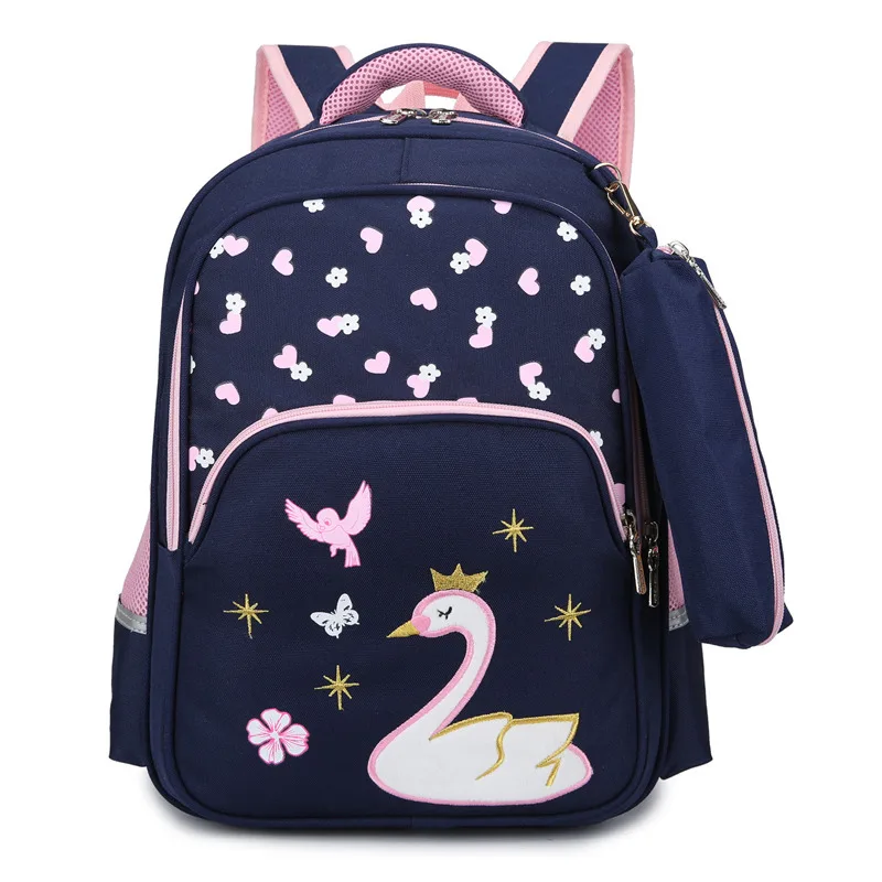 

LXFZQ Primary school bag 6-12 years old Children Bag girl cartoon Backpack Kids Bag Backpacks Mochila Escolar Book Bag Rugtas
