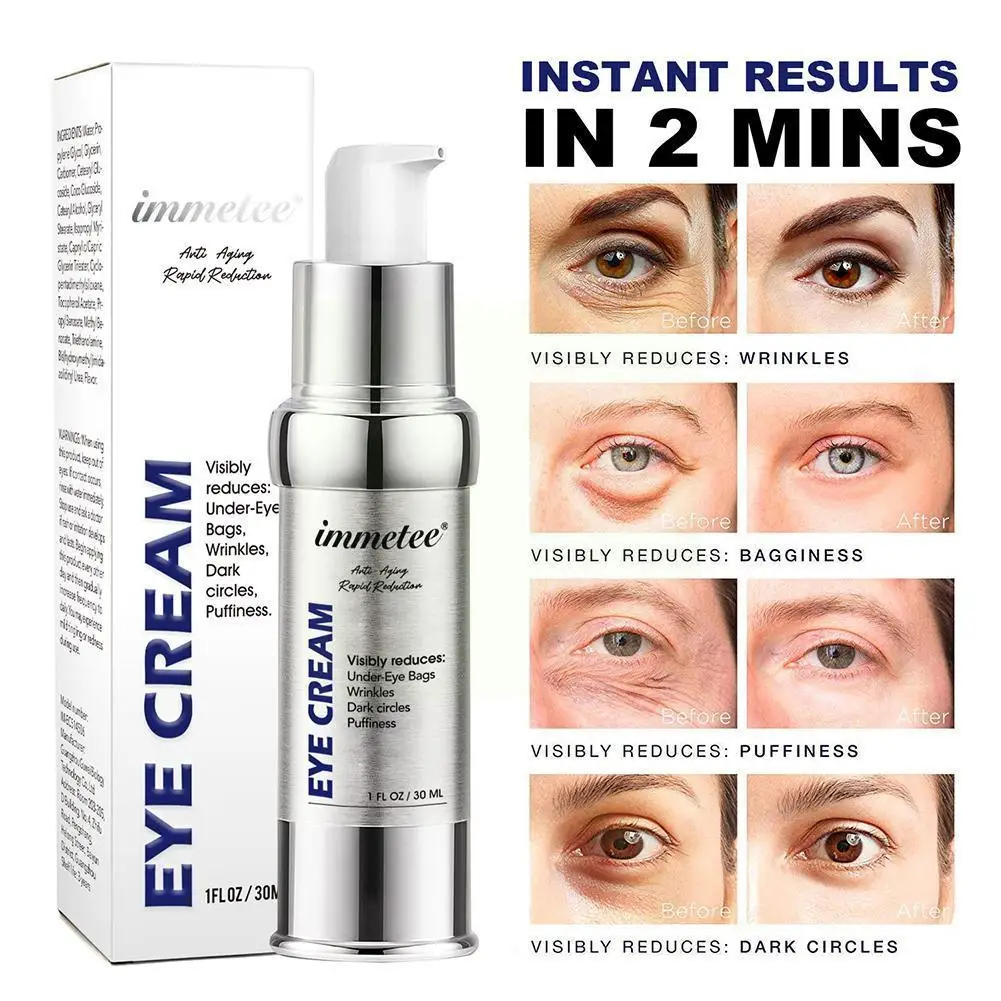 

30ml Peptide Viatamin E Eye Cream Retinol Hyalunronic Bag Under-eye Acid Circles Remove Reduce Coconut Ceramide Oil Protein W1P1