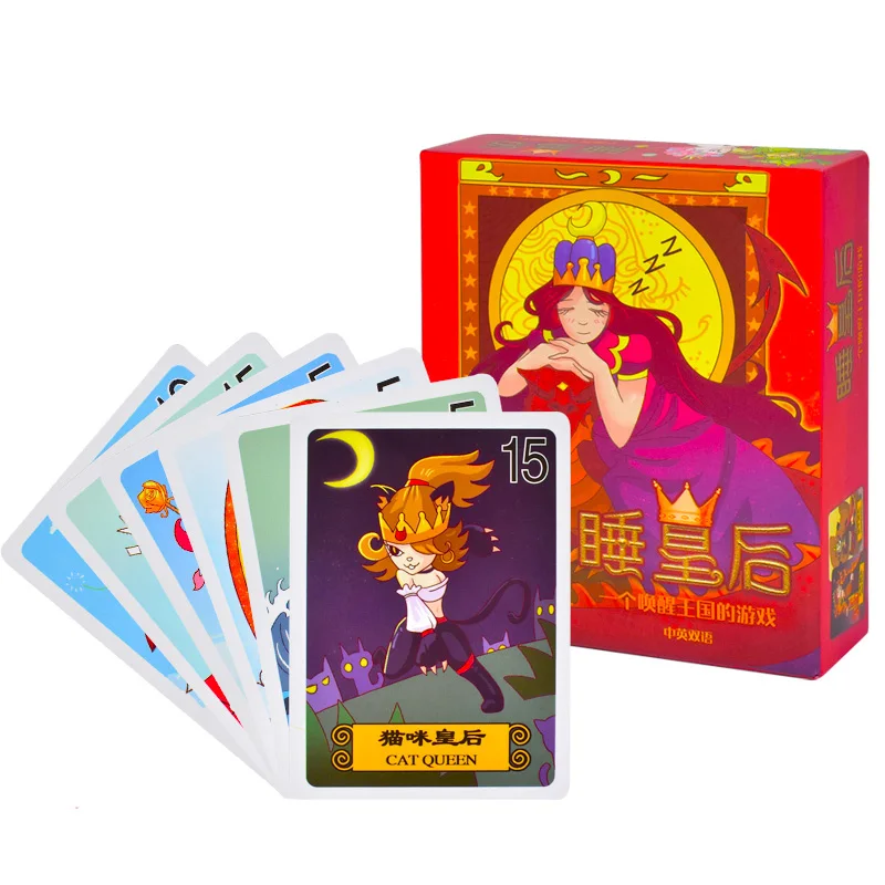 Новая версия настольная игра Sleeping Queens 2-5 игроков для семьи/вечерние/подарок