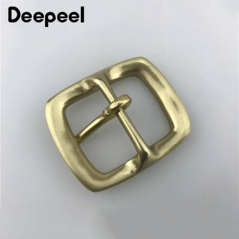 Deepeel твёрдая латунная пряжка для Для мужчин Металл контактный пряжки ремня 34 35 мм
