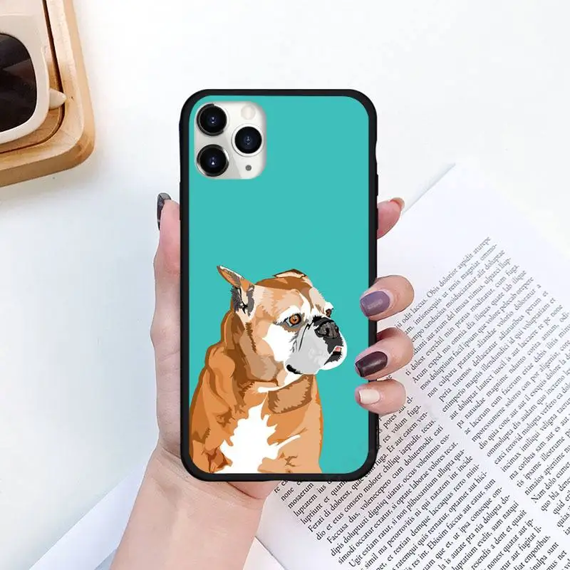 

My Dog Yorkie Papillon boxer Phone Cases for iPhone 11 12 pro XS MAX 8 7 6 6S Plus X 5S SE 2020 XR Luxury brand shell