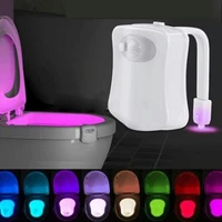 smart pir motion sensor toilet seat night light 816 colors waterproof backlight for toilet bowl led luminaria lamp 2021
