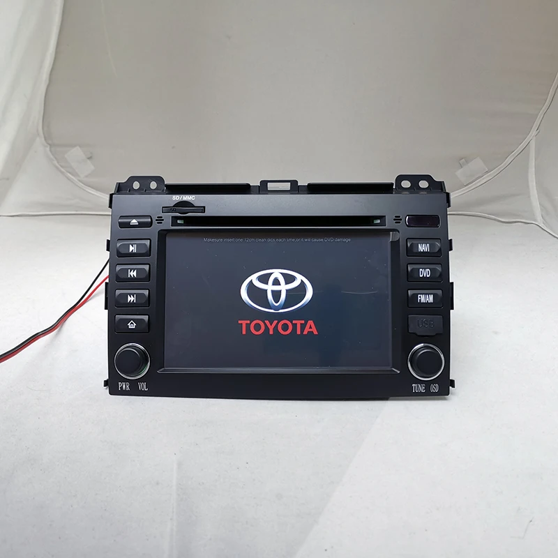Roadrover OEM автомобильный DVD GPS стерео радио RDS FM AM для Toyota Prado 2004 ~ 2009 Bluetooth A2DP Audi видео MP3