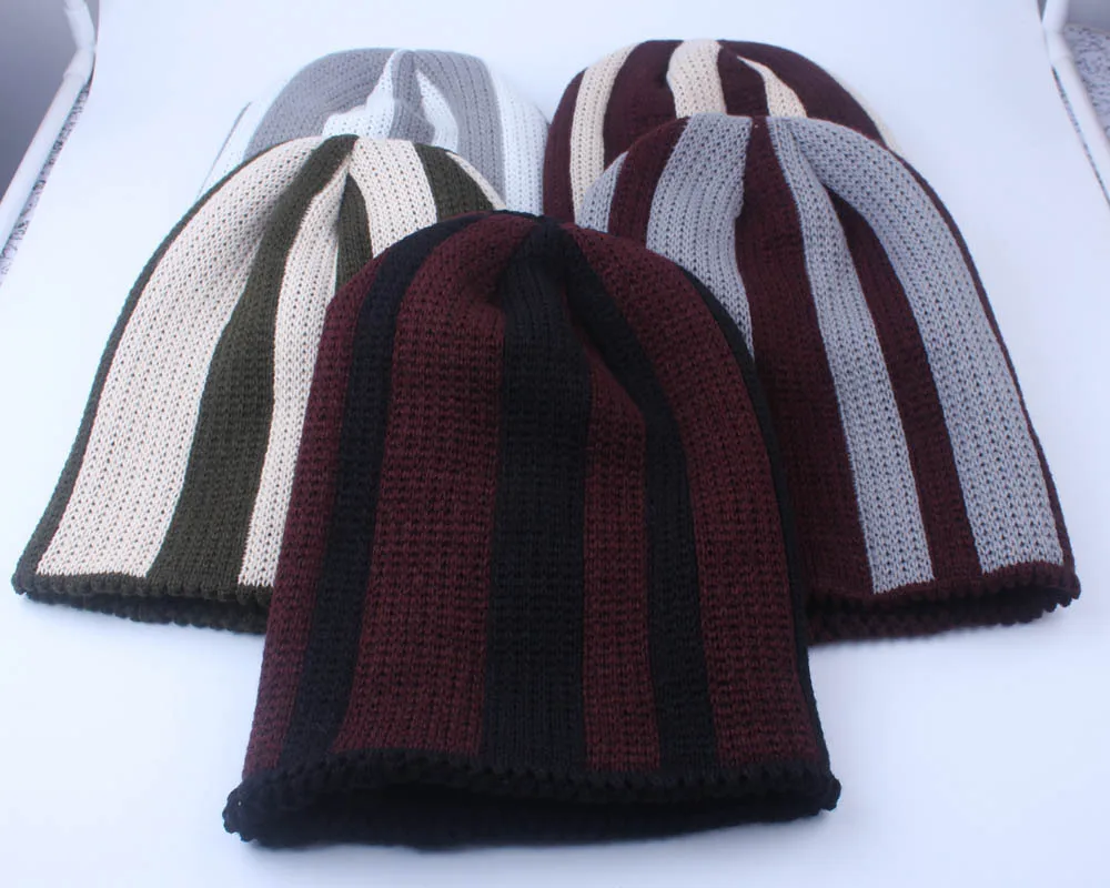 Осенние новые женские вязаные шапки модные Двусторонние Шапки с дырками горячая