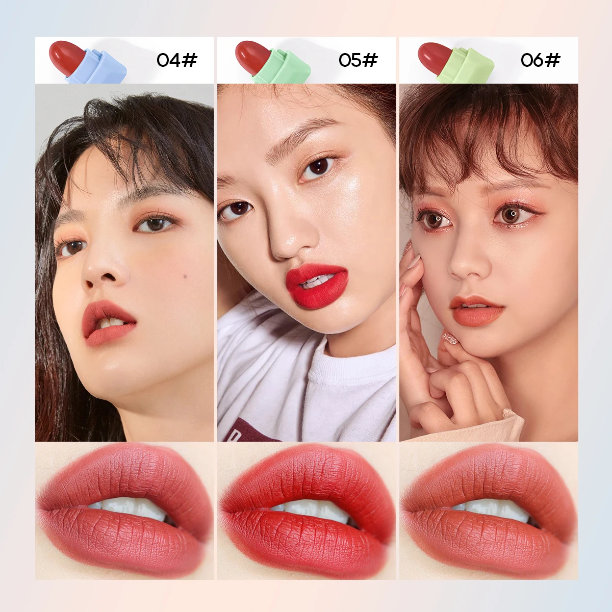 

8 Colors Cute Mini Lipstick Set Matte Velvet Capsule Waterproof Lipstick Cosmetic Gift Long Lasting Easy Color Lipstick Tools