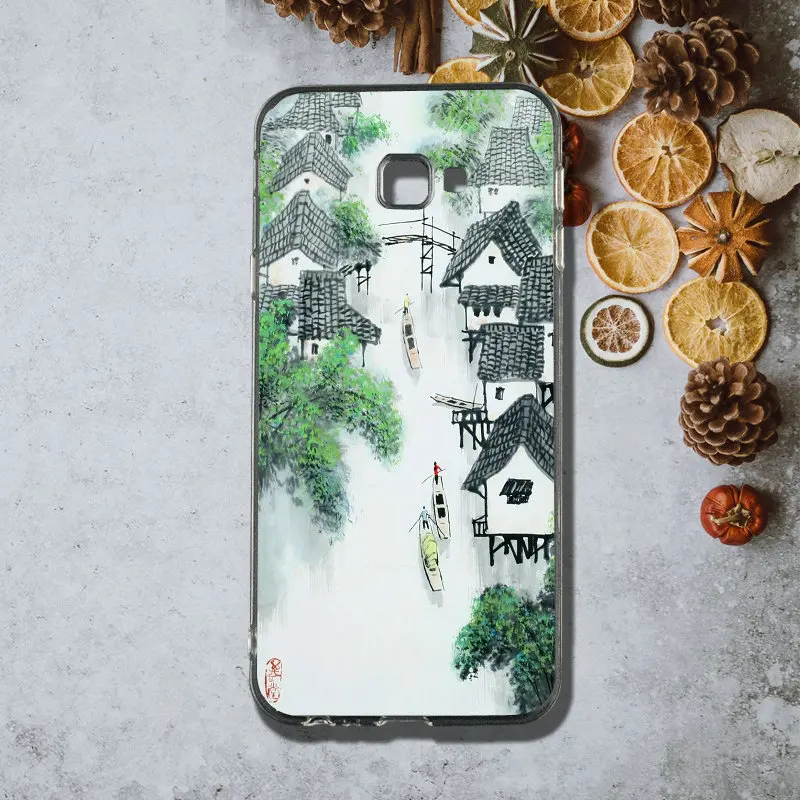 Picture 2 Природа лес дом чехол для телефона из мягкого силикона ТПУ с рисунком мобильный чехол для телефона для samsung Galaxy A3 A5 A7 J1 J2 J3 J4 J5 J6 J7 J8 в виде ракушки - Цвет: Picture 2