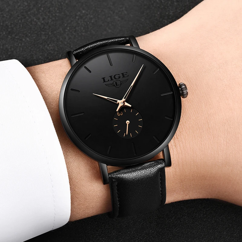 Relogio Masculino LIGE новые модные спортивные мужские s часы лучший бренд класса люкс