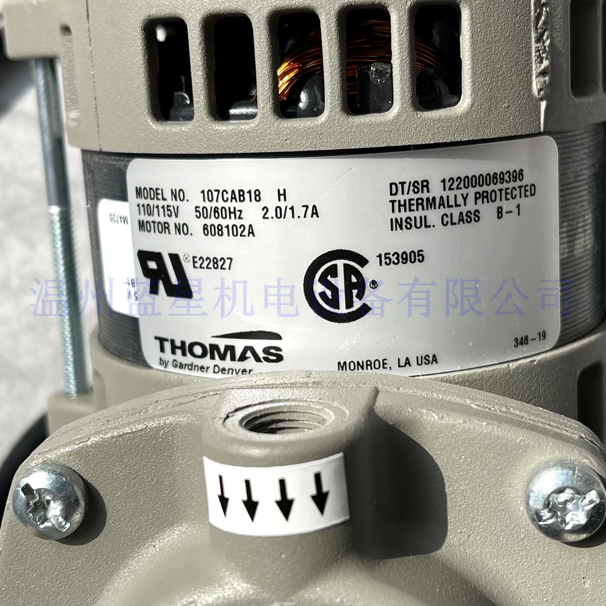 Оригинальный вакуумный насос диафрагменный компрессор 107CAB18 H 110V / 115V|pump|pump pumppump