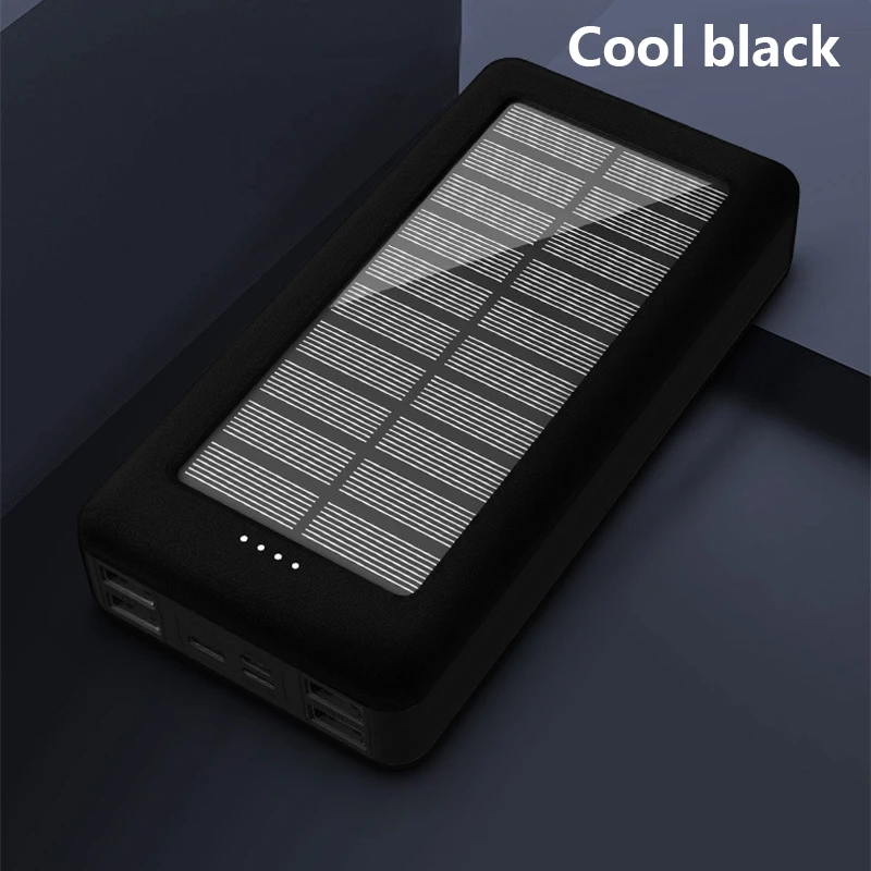 80000mah solar power bank fast charging large capacity portable travel emergency mobilephone charger for iphone xiaomi samsung free global shipping