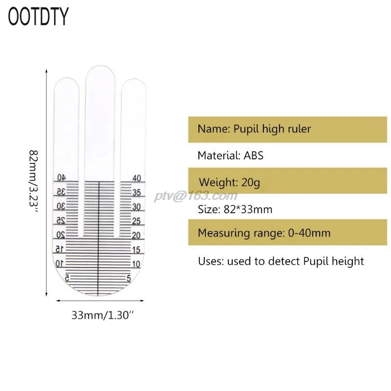 Оптическая линейка PH прибор для измерения высоты зрачка оптометрический