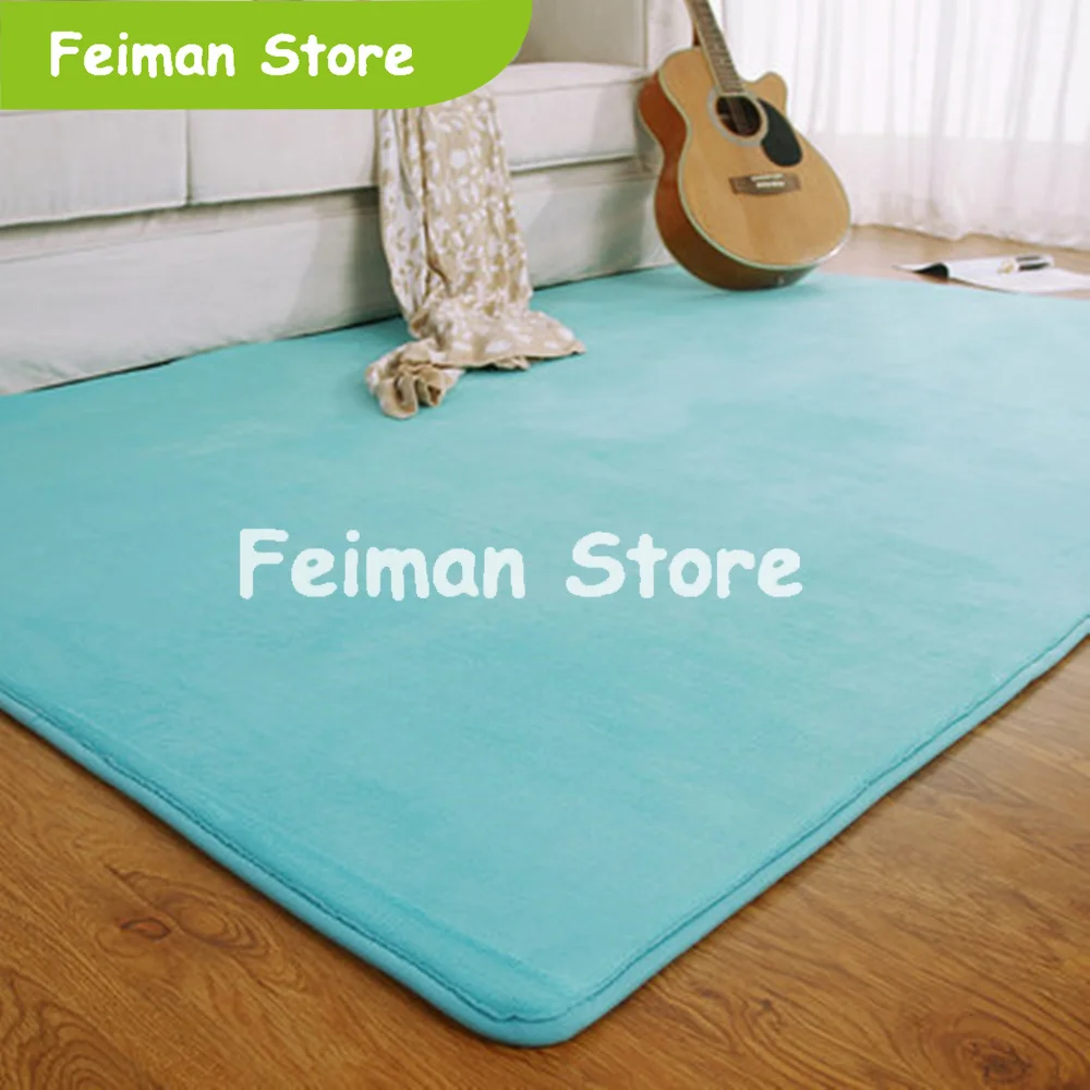 Модный коврик с эффектом памяти сплошной мат для спальни прихожей гостиной кухни