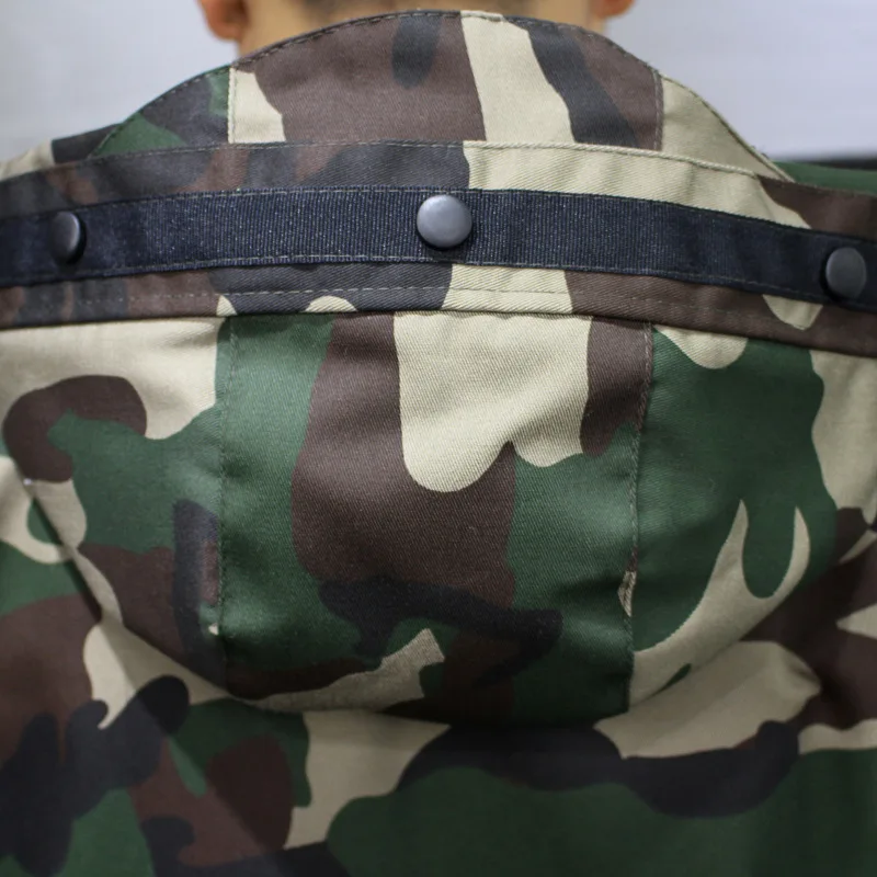 Мужская камуфляжная куртка с отложным воротником в стиле милитари 2020|Мужские