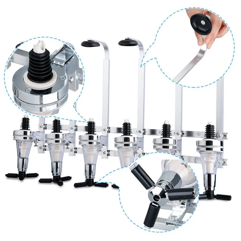 Настенный 2/4/6 станции ликер бар дворецкий для розлива вина машина питьевой соды