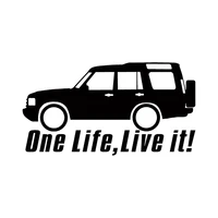 one life live it land discovery car stickers 4x4 off road car accessories jdm rear window decal sticker stickers accessories
