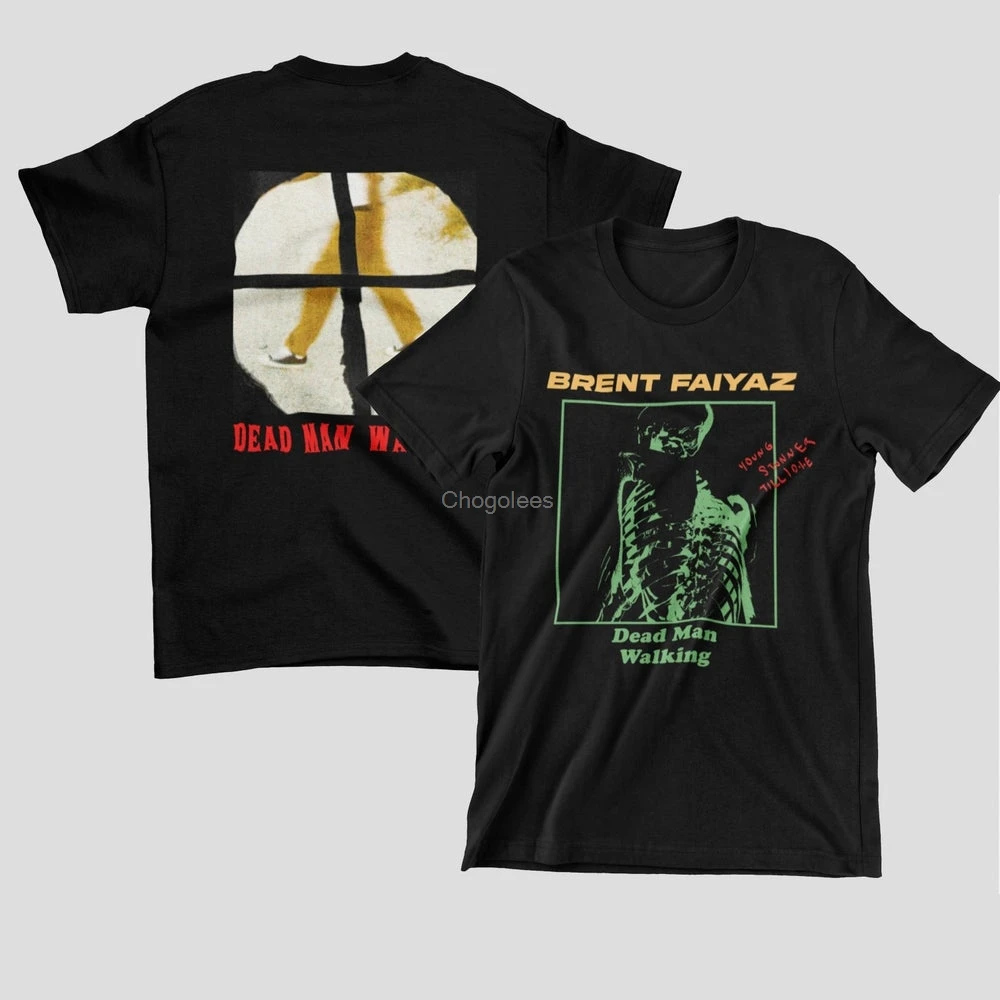 Футболка Брента Faiyaz с изображением ходячих мертвецов Sonder Merch Rap эстетическая Harajuku