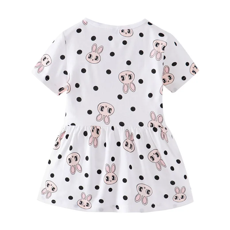 Детское летнее Хлопковое платье с коротким рукавом и замки из мультфильма |