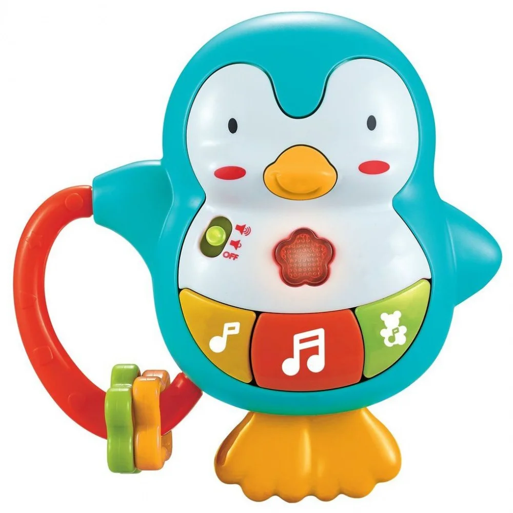 Игрушка &quotВеселый пингвинчик&quot русские песенки звуки световые эффекты ТМ