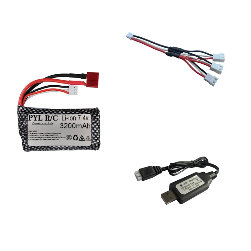 t plug 74 v 3200mah 18650 25c литий ионное зарядное