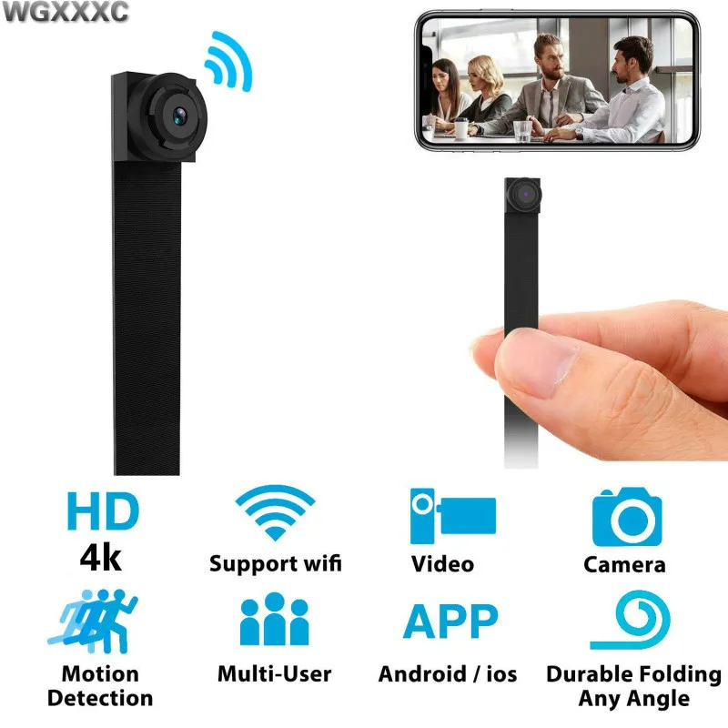 

HD 1080P Mini Camera DIY Security Wifi IP Micro Camcorder P2P Wireless Webcam DVR Video Recorder Support Remote View 128g Card