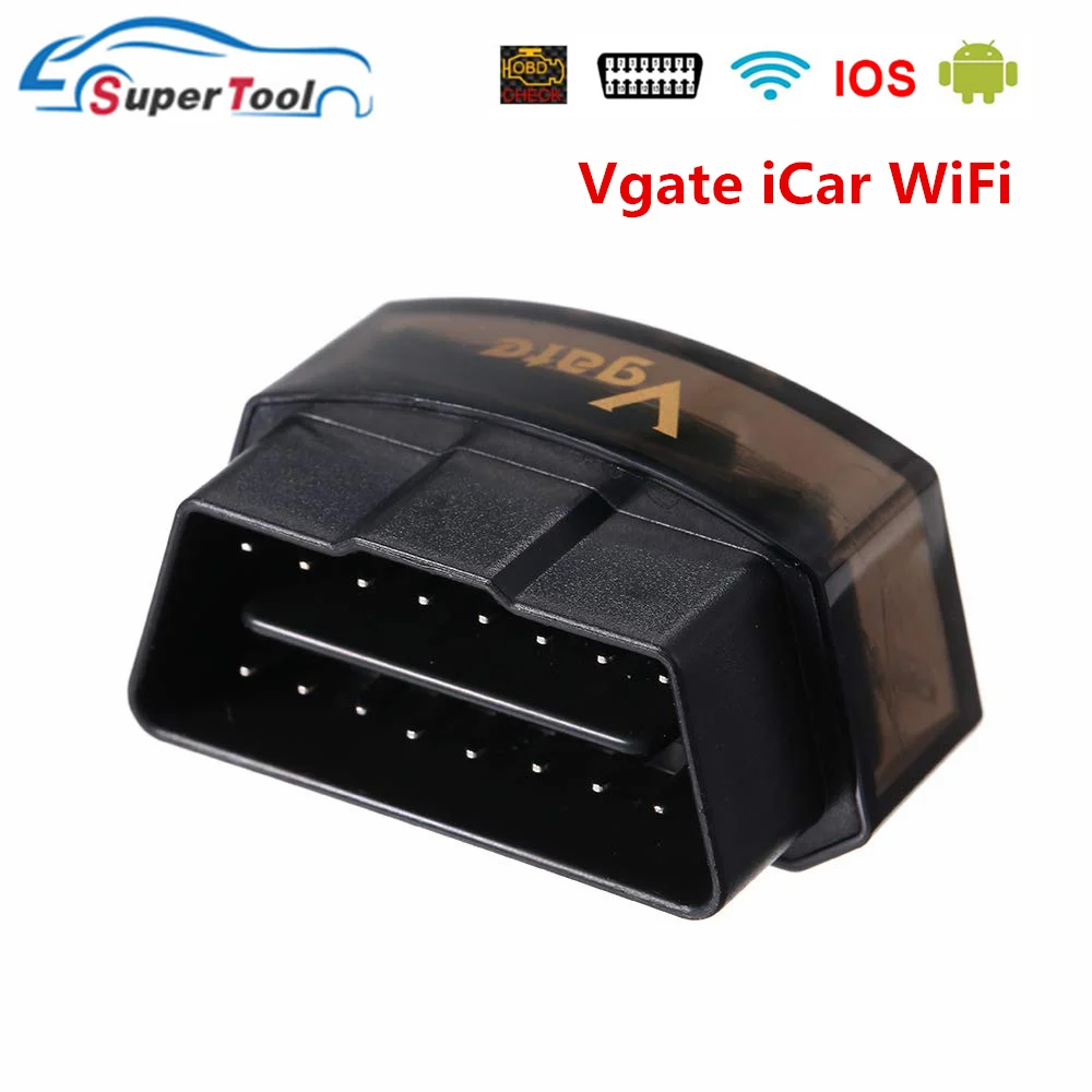 Icar Pro WIFI OBD2 Vgate Icar Pro Bluetooth 3,0/4,0/wifi OBDII Icar Pro сканер для Android/IOS Авто ELM 327 Автомобильный диагностический инструмент ELM327 V2.1 - Цвет: Icar Pro WIFI