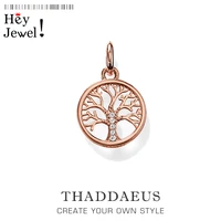 pendant rose gold color tree2020 brand new fashion jewelry europe bijoux accessories gift for soul woman