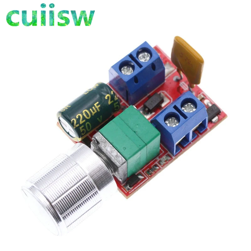 Mini 5A PWM Max 90W контроллер скорости двигателя постоянного тока Module DC 3V 35V регулятор