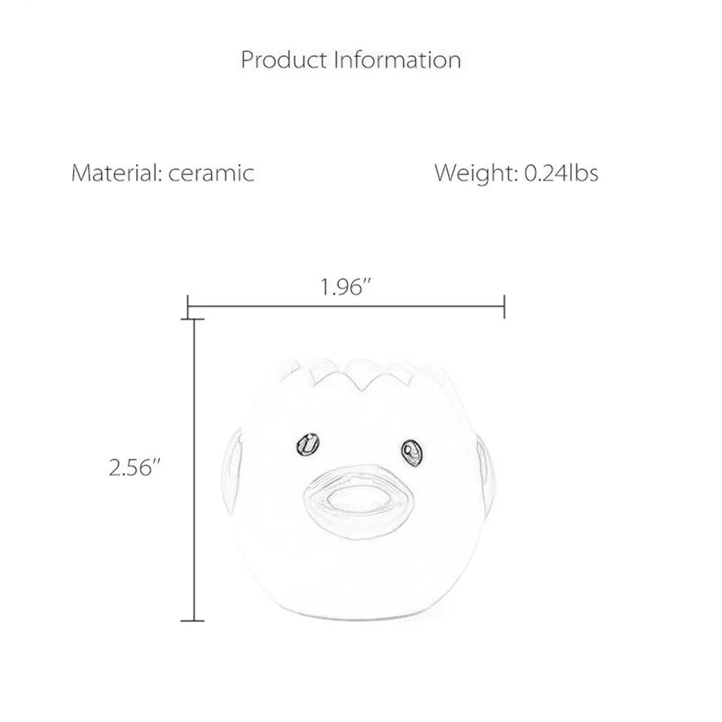 

Cute chicken ceramic egg white separator creative egg separator egg yolk protein separator filter baking tool