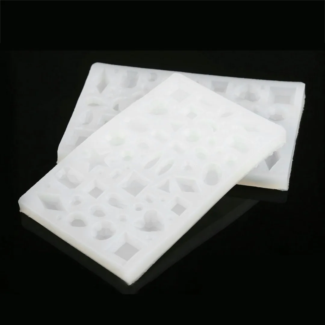 Силиконовые бриллианты для изготовления драгоценных камней квадратные сердца
