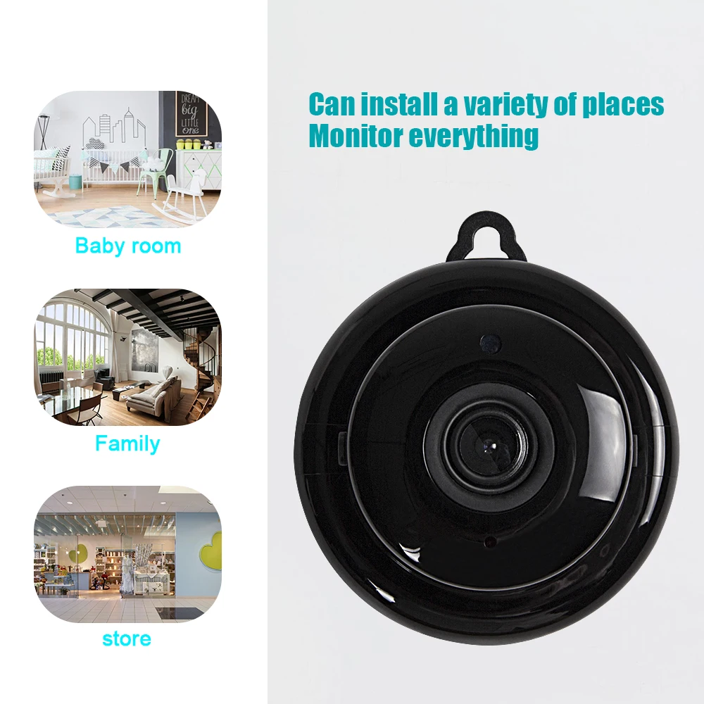 Мини Wifi IP камера 720P HD беспроводная домашняя сеть безопасности CCTV микро камера наблюдения ИК ночного видения детский монитор
